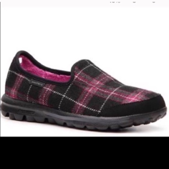 plaid skechers